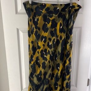 ASOS Leopard Midi Skirt